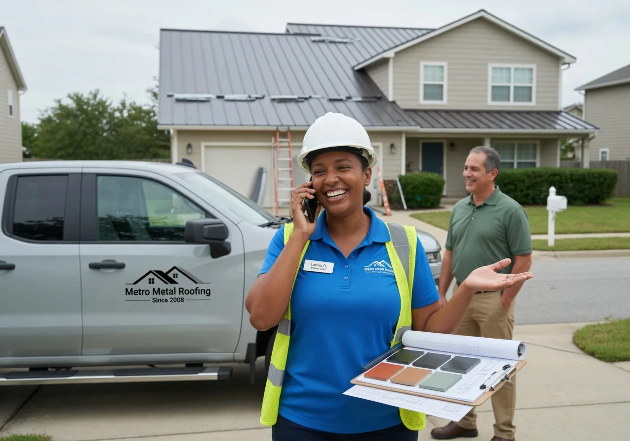 Storm Damage Metal Roof Repair in Parkdale, AR